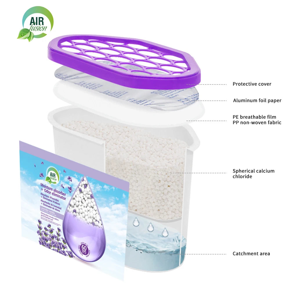 3-Pack Powerful Moisture Absorber & Odor Eliminator Boxes