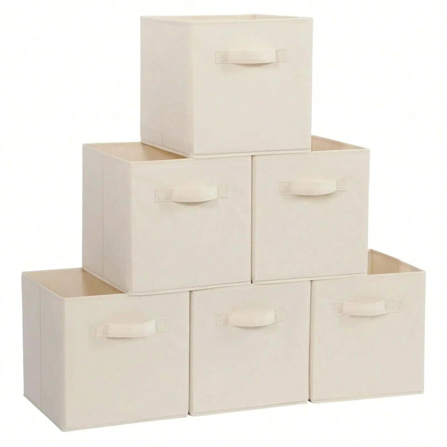 3/6-Pack 11" Collapsible Fabric Cube