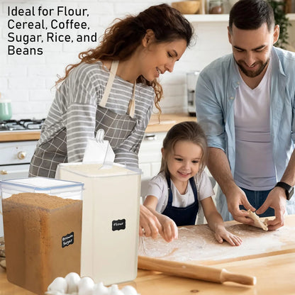 2Pcs Large Airtight Food Storage