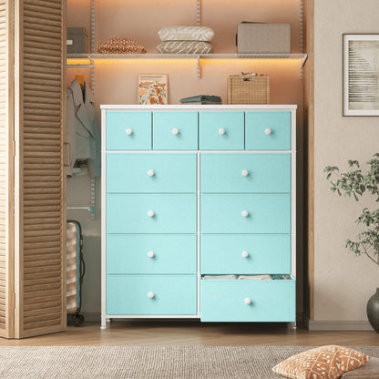 12-Drawer Tall Fabric Dresser