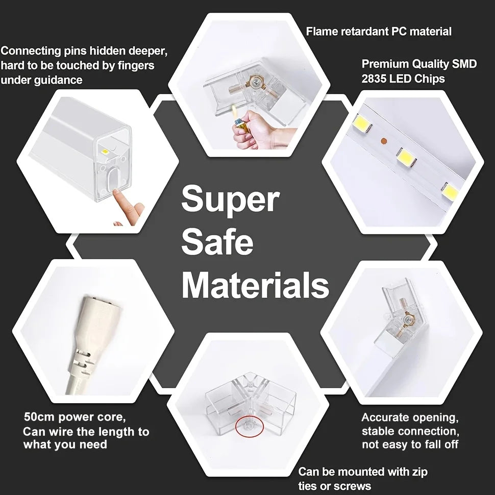 Energy Efficient Hexagon LED Lighting