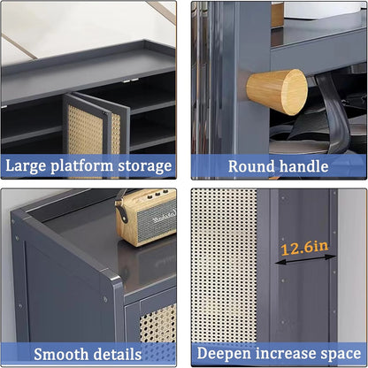 8 Tier Bamboo Shoe Storage