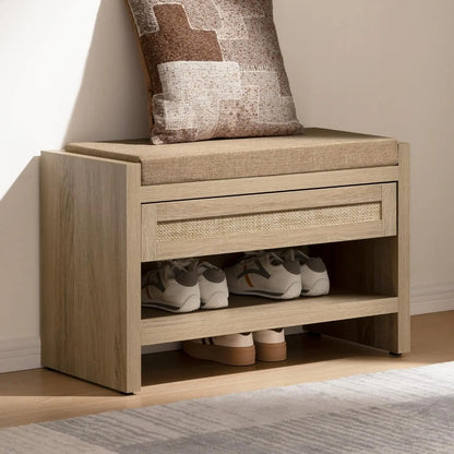 Entryway Bench with Storage Drawer
