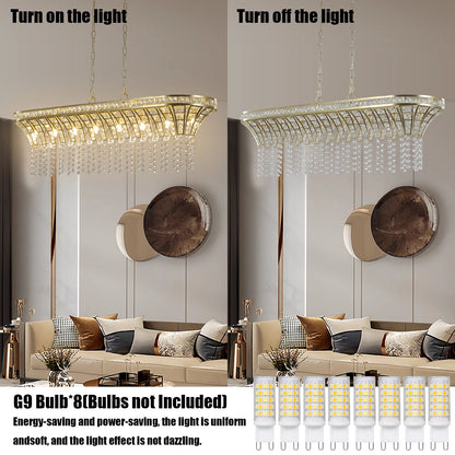 39.4 Inches Crystal Chandeliers