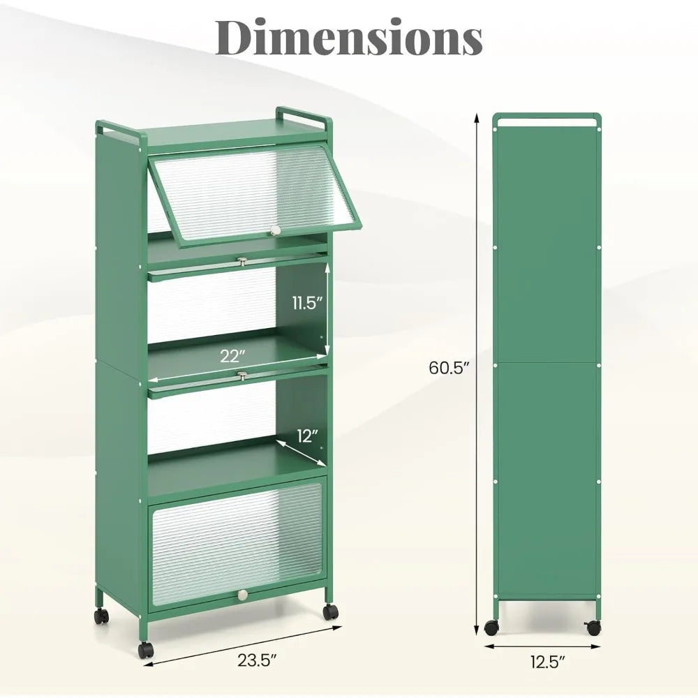 5-Tier Kitchen Storage Cabinet
