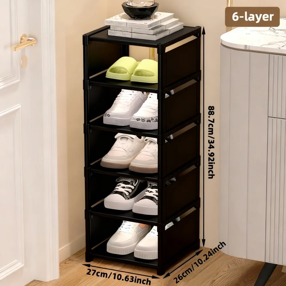 1 Piece Dustproof Single-Row Multi-Layer Shoe Organizer