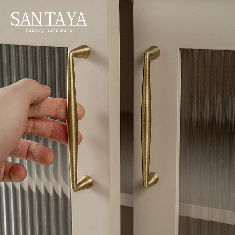 Solid Antique Brass Handle