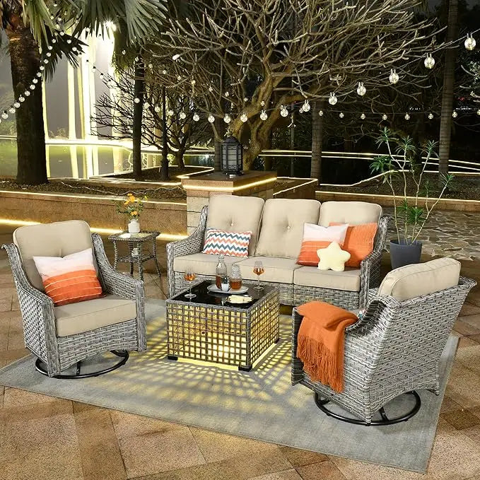 5 Piece Outdoor Patio Furniture