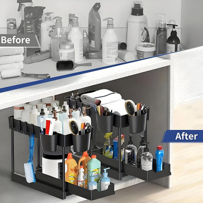 2-Pack Under Sink Shelves