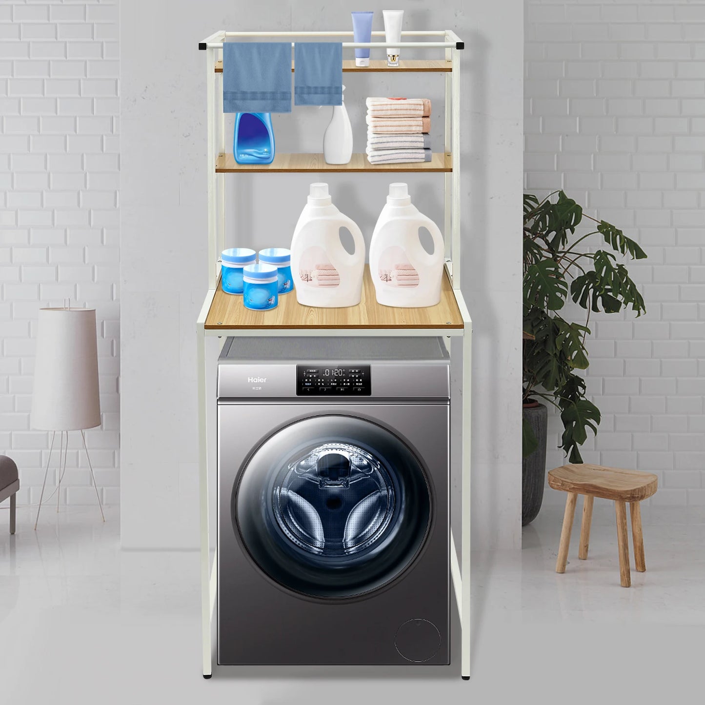 Over Washer and Dryer Storage Shelves