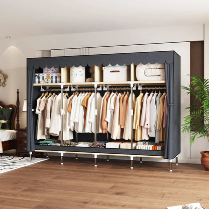 Heavy Duty Fabric Wardrobe