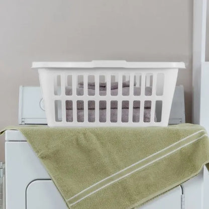 Laundry Baskets Plastic White