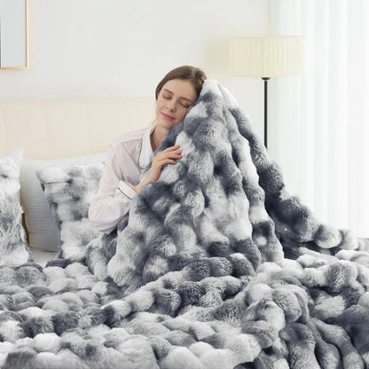 Bubble Fleece Blanket