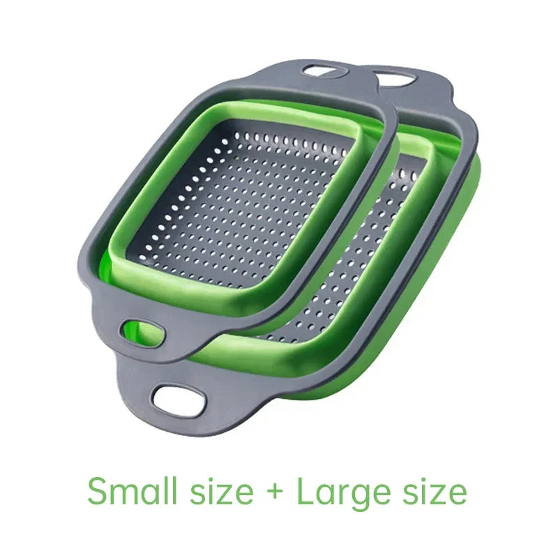Folding Silicone Drain Basket