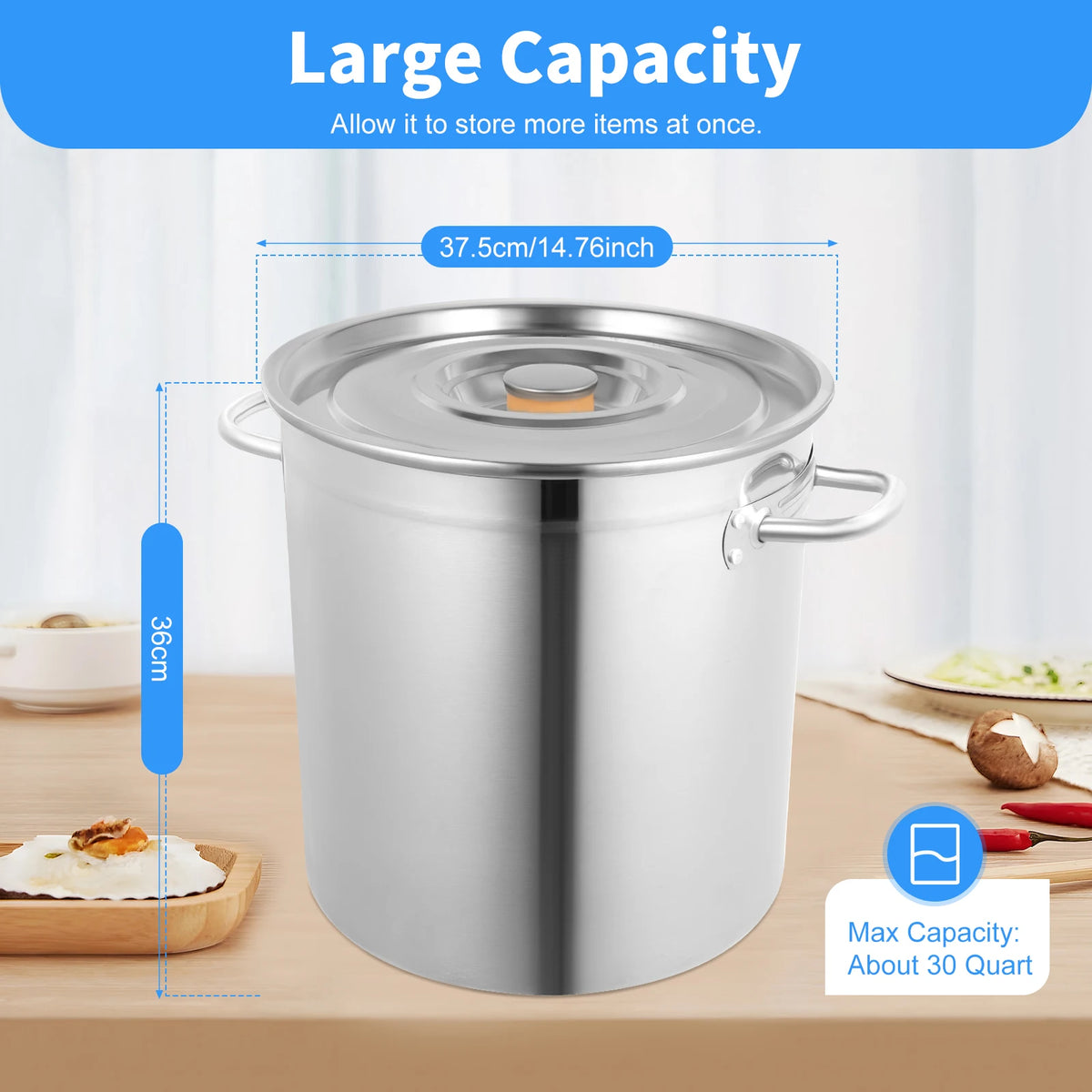 35 Soup Pot with Cover & Handles