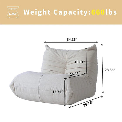 Teddy Fabric Bean Bag Sofas