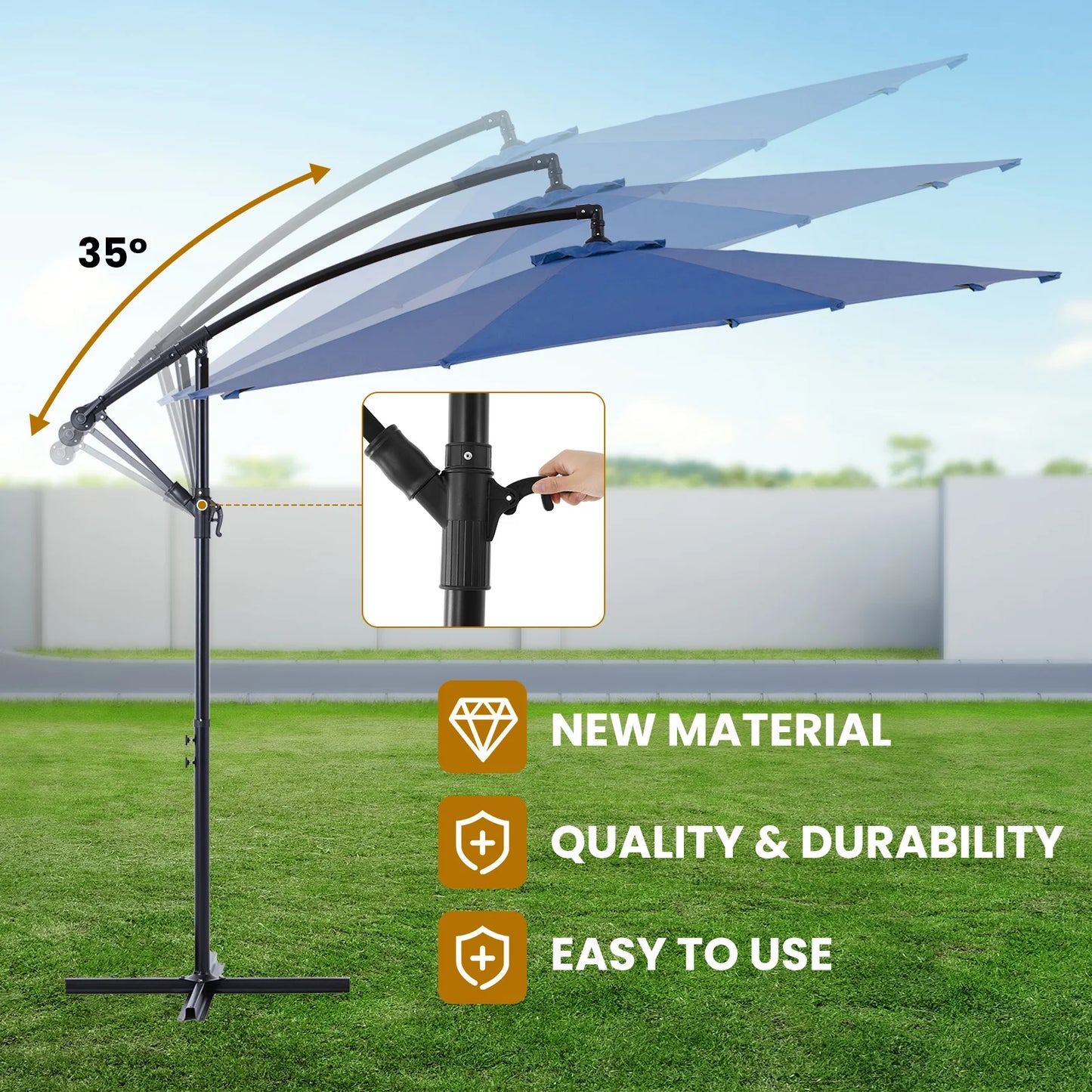 10FT Outdoor Patio Umbrella