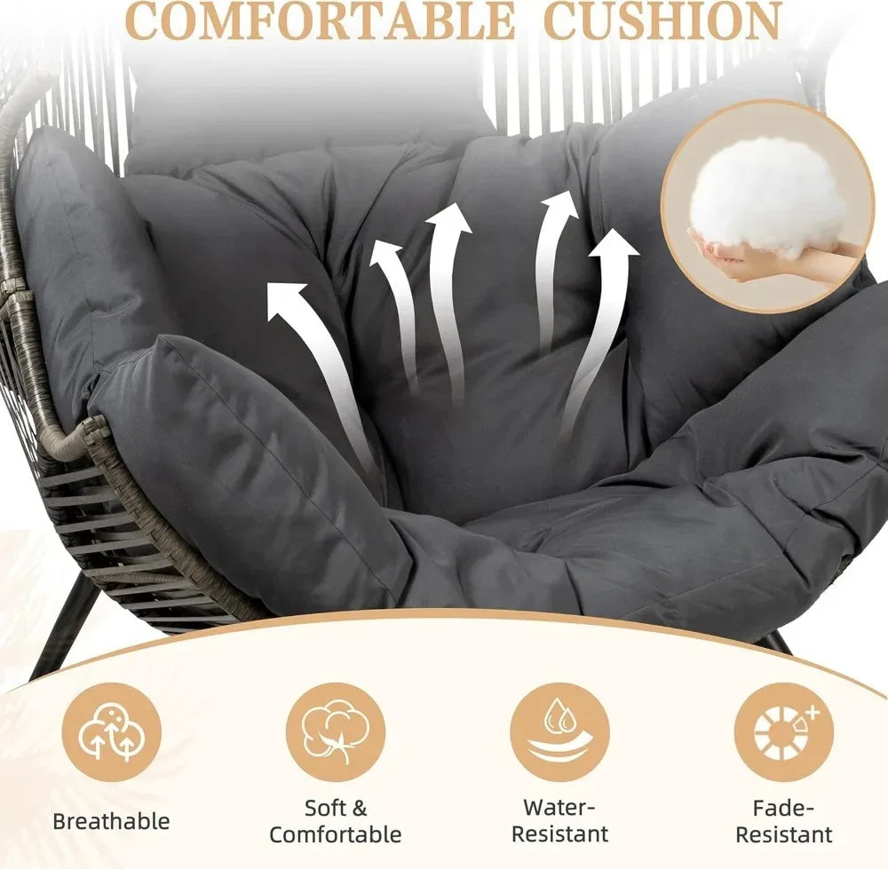 Outdoor Wicker Egg Chair