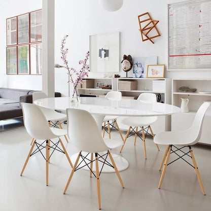 Modern Shell Dining Chair Set of 4