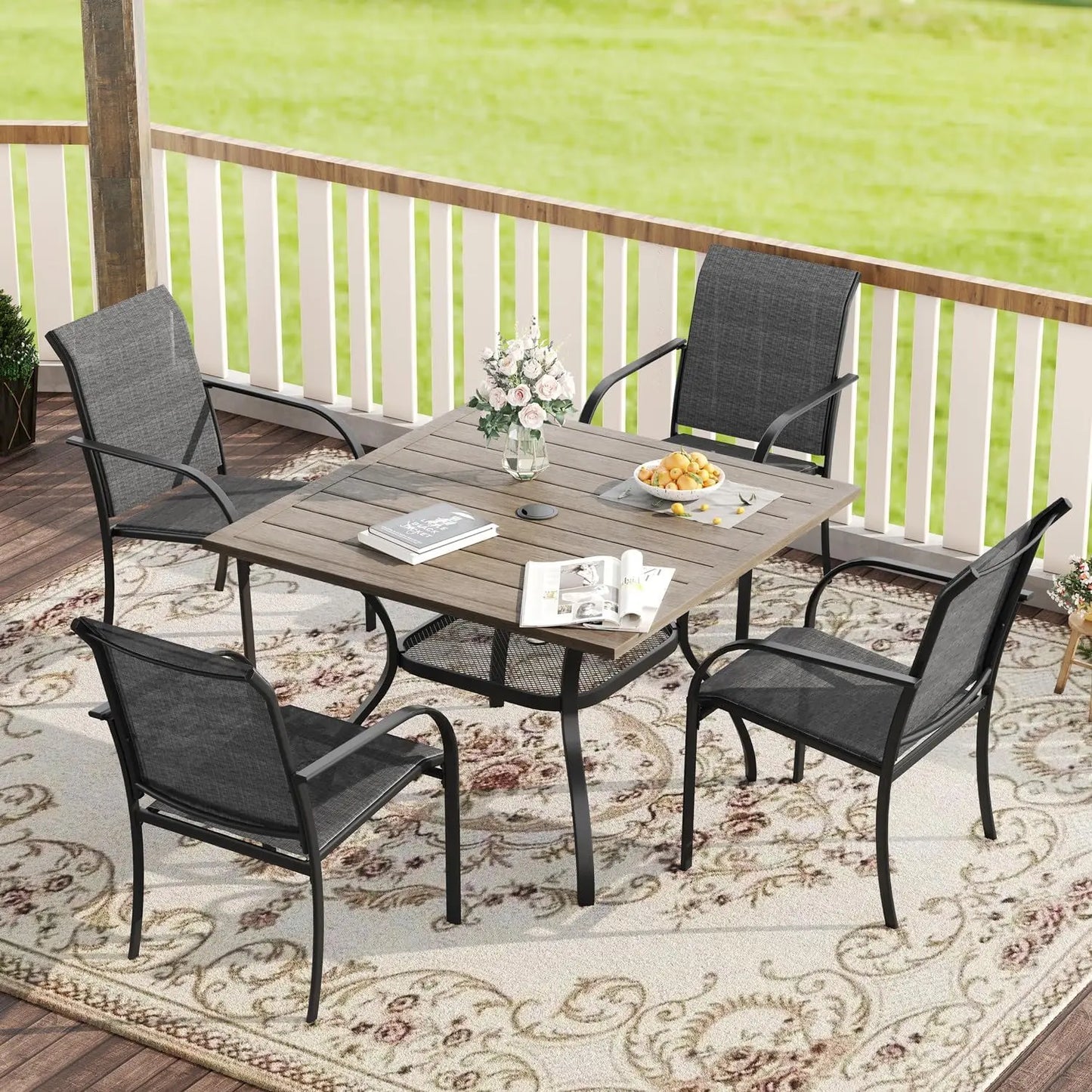 5 Pieces Patio Dining Set
