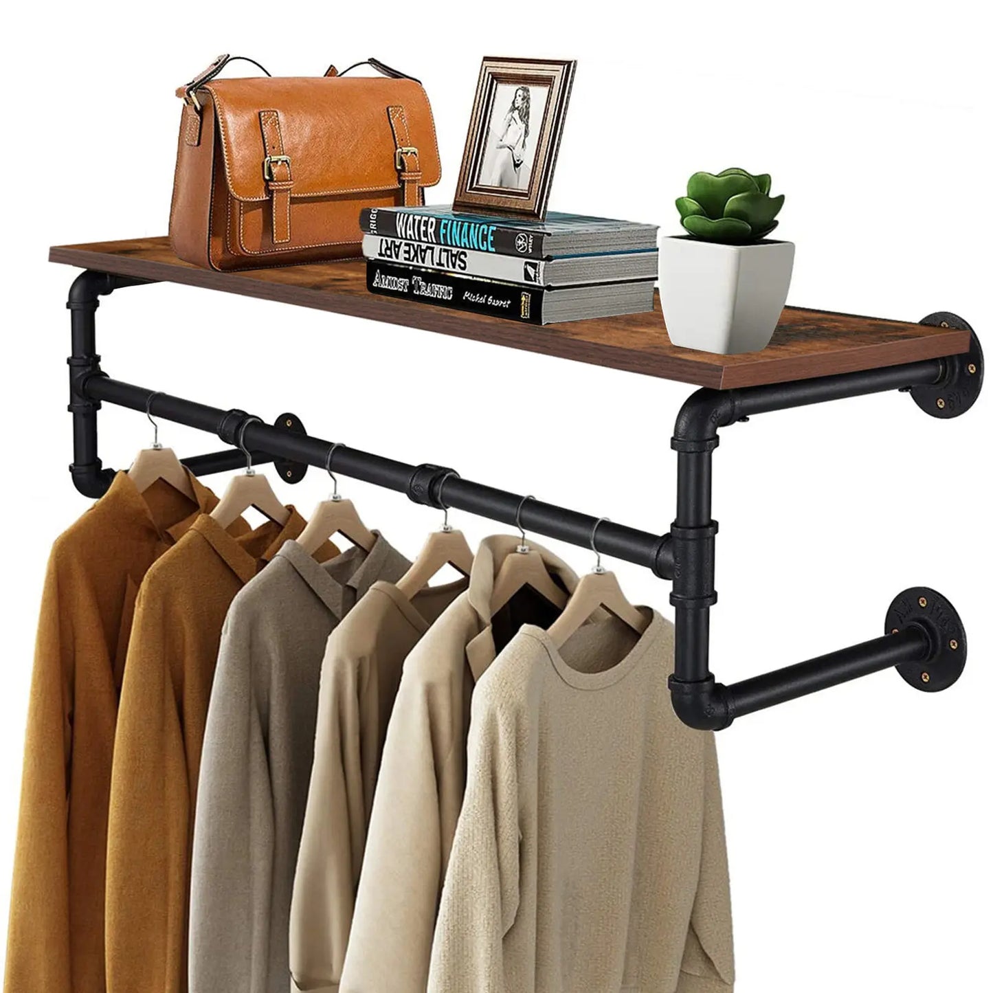 Industrial Pipe Clothing Rack