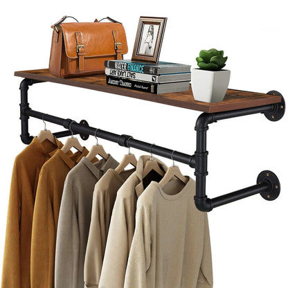 Industrial Pipe Clothing Rack