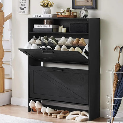 Freestanding Shoe Storage Cabinet