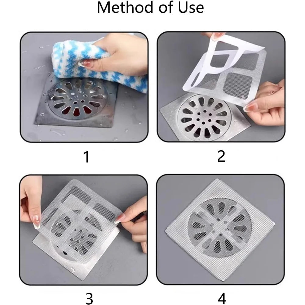 Disposable Anti-Clog Floor Drain Sticker