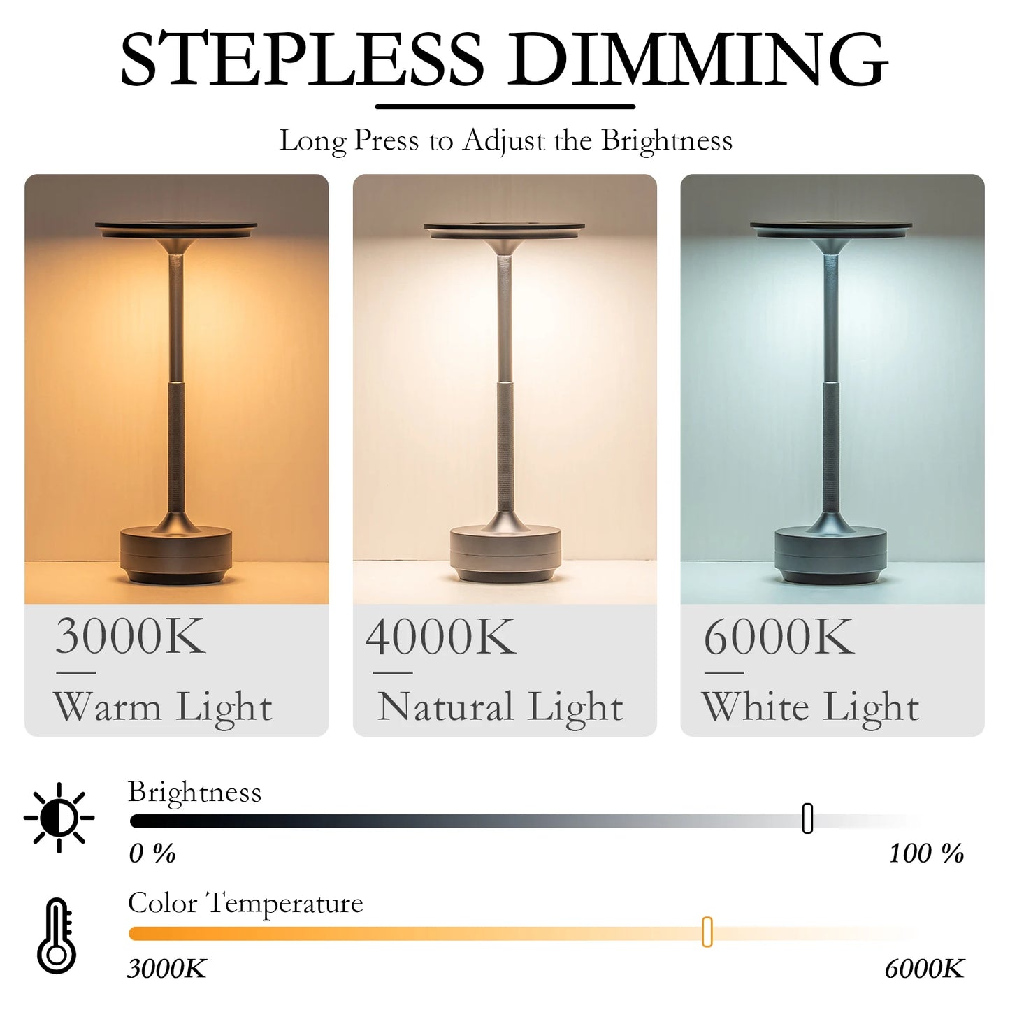 Rechargeable Wireless Table Lamp