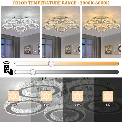 K9 Led Crystal Ceiling Lamp