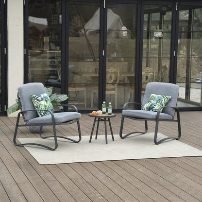 NAGA BAHNA 3 Piece Rocking Bistro Set