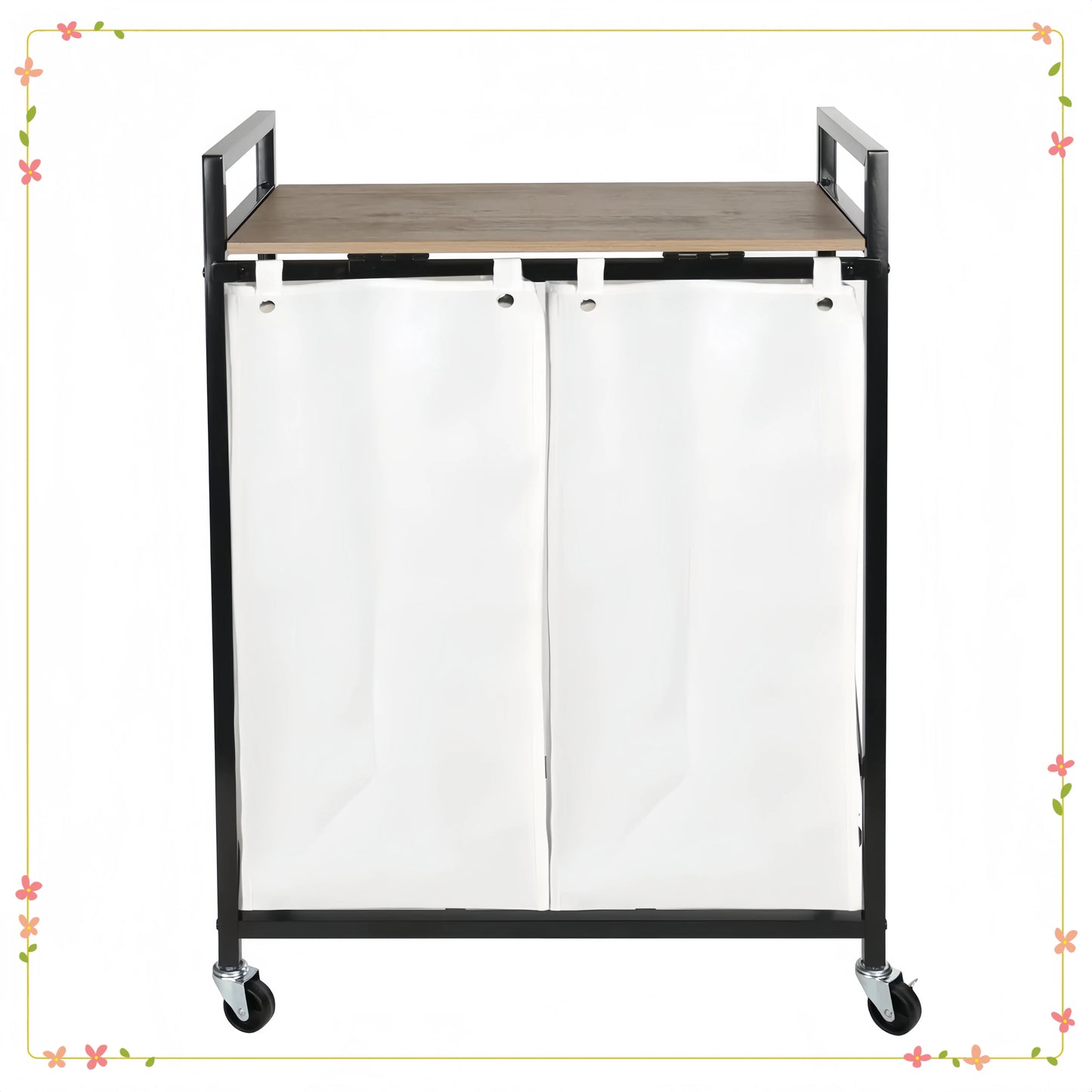 Metal Frame Laundry Sorter