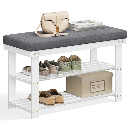 3-Tier Bamboo Stable Shoe Organizer