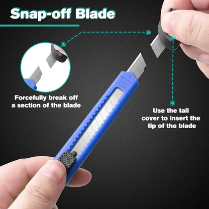 24 Box Cutter 9mm Wide Blade