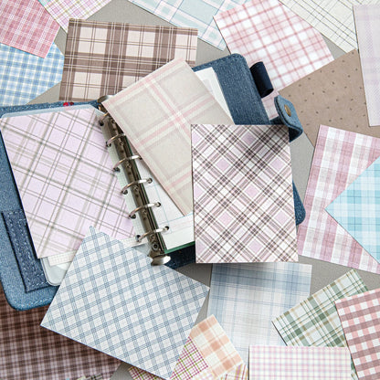 50pcs creative plaid Decor Scrapbook