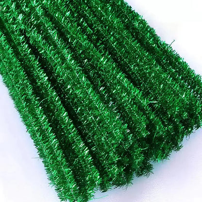 10/50/100 Glitter Chenille Stem Pipe Cleaner