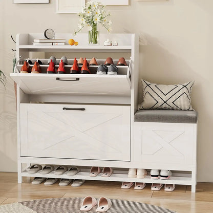 Shoe Cabinet Narrow Slim Shoe Organizer Rack