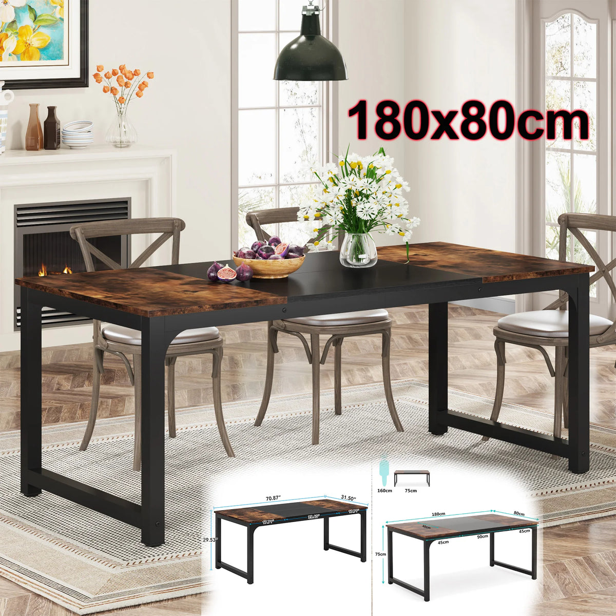 63"x31.5" Dining Table