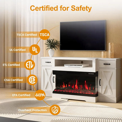 Fireplace TV Stand