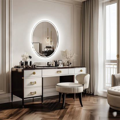 Luxury Oval Bathroom LED Mirror