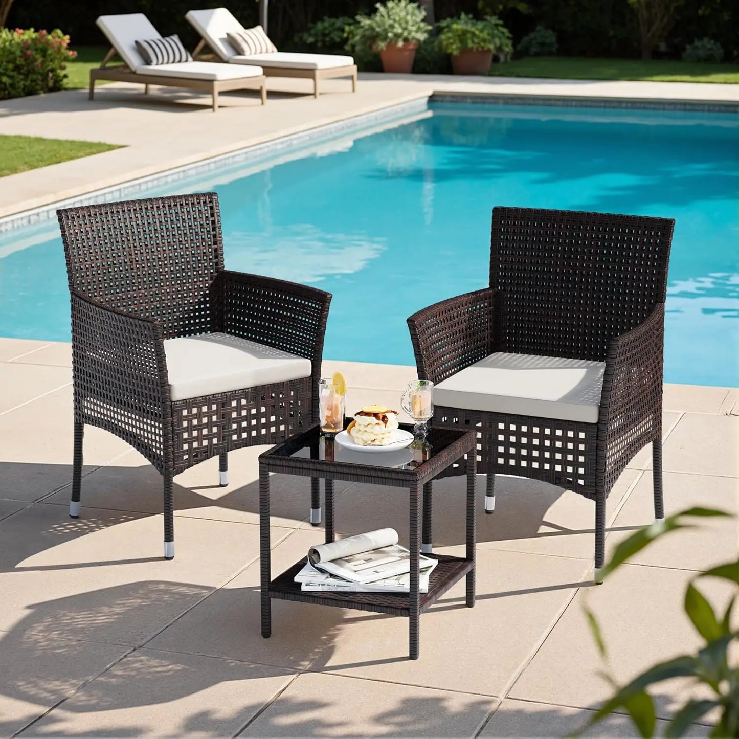 Outdoor 3 Piece Patio Furniture