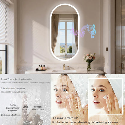 LED Bathroom Mirror 40"/48''