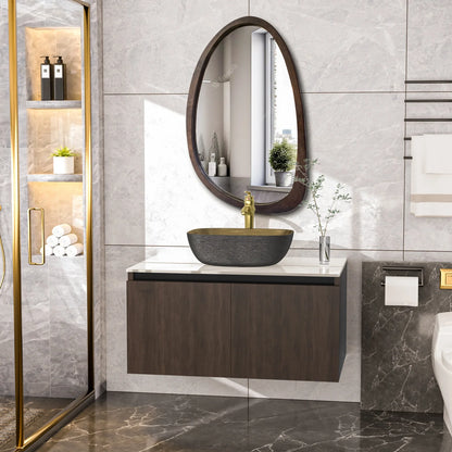 80/100/120CM Bathroom Vanity Sink Combo