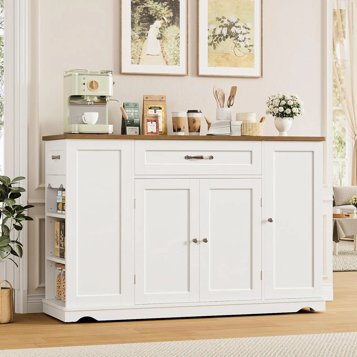 47'' Kitchen Island Cart