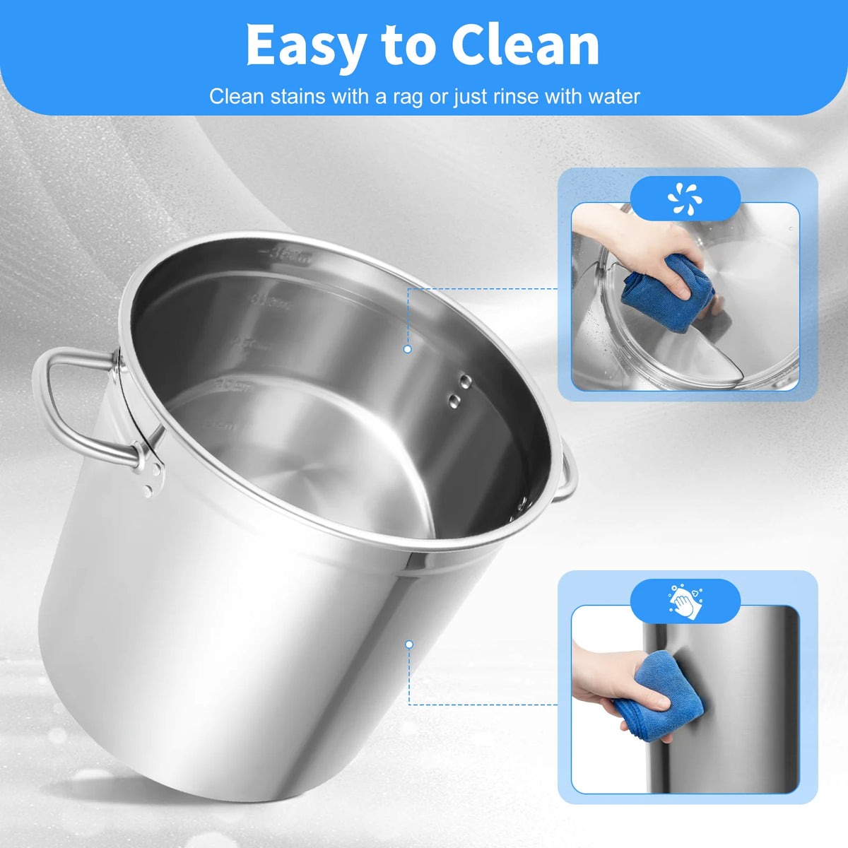 35 Soup Pot with Cover & Handles