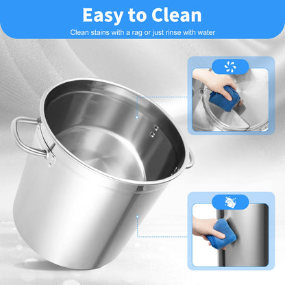 35 Soup Pot with Cover & Handles