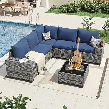7 Pieces Patio Furniture Set