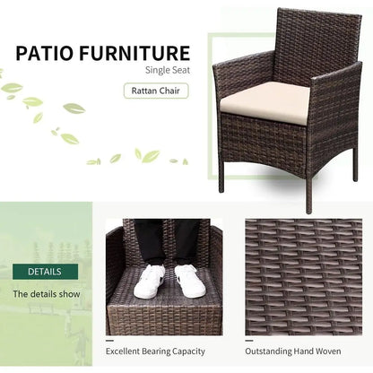 3-Piece Outdoor Patio Furniture
