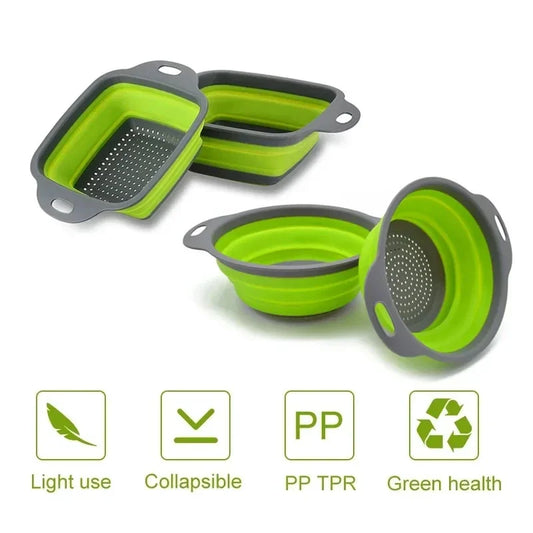 Folding Silicone Drain Basket