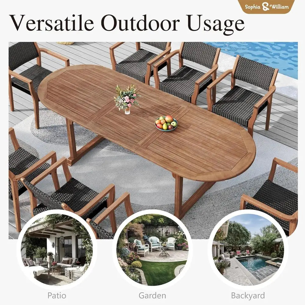 Expandable Patio Dining Set